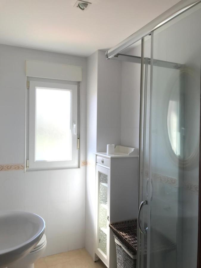 Apartamento Con Terraza Primera Linea De Playa Finisterre Eksteriør billede